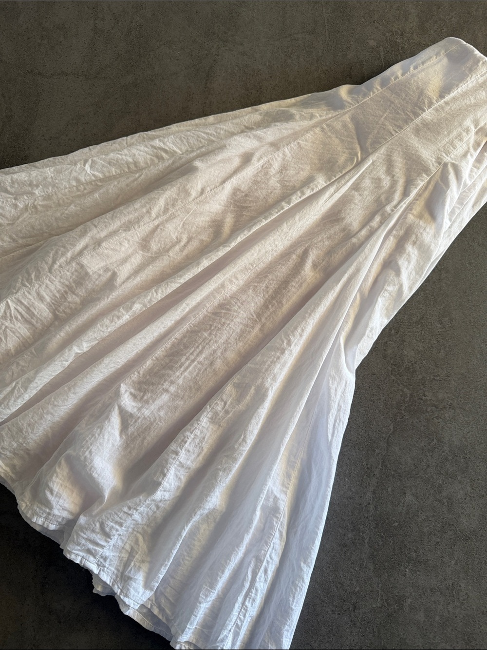 Abercrombie & Fitch 100% Cotton Godet Midi Skirt - Picture 12 of 12